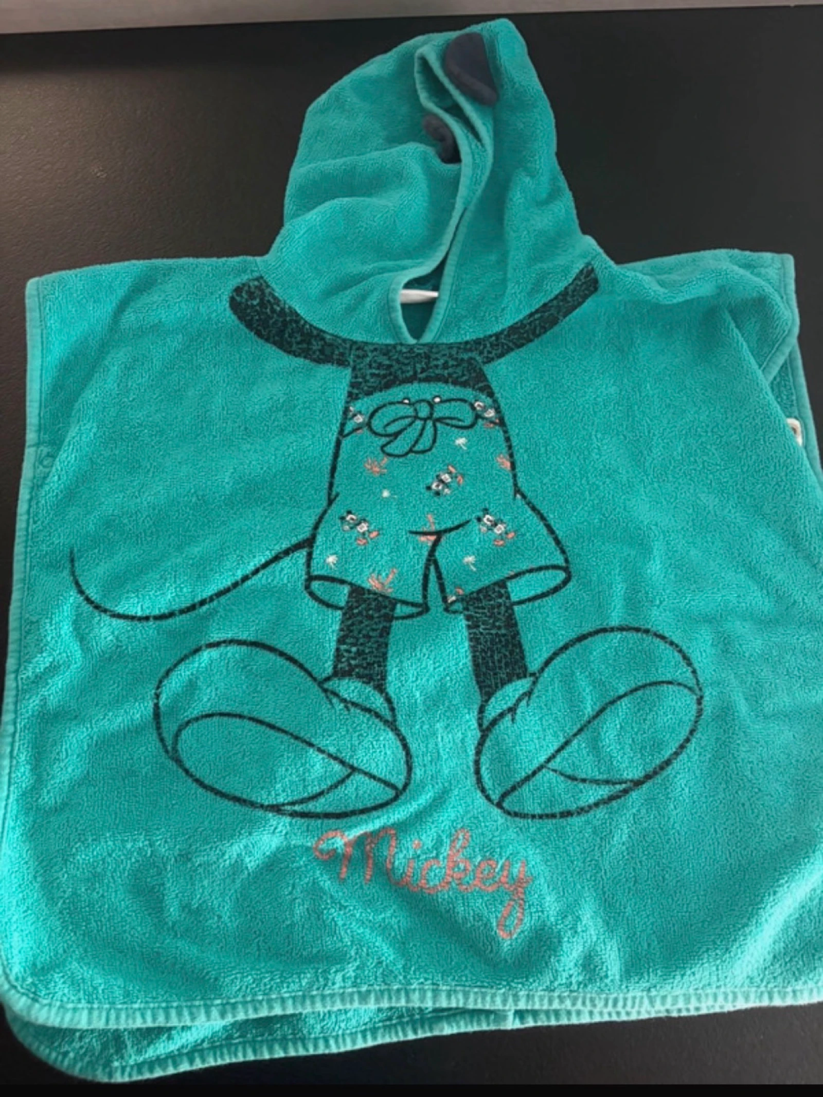 Poncho serviette de bain Disney bébé garçon
